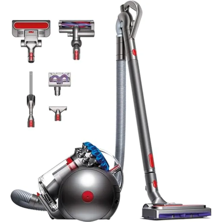 Dyson Big Ball Absolute 2 447250-01, Bodenstaubsauger mit hocheffizientem Filtersystem und Ball Technologie für leichtes Manövrieren