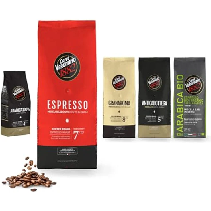 Caffè Vergnano 1882 Espresso ganze Bohne 1000g – Bild 2