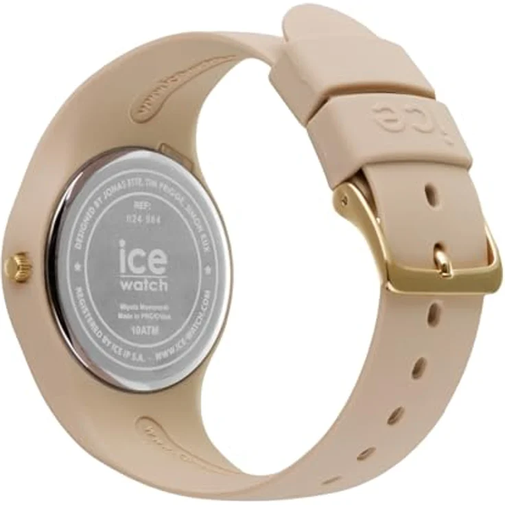 ice-watch Quarzuhr ICE sunset M40 3H 024984, Damenuhr mit taupe Silikonarmband, wasserdicht bis 10 bar, analog – Bild 4