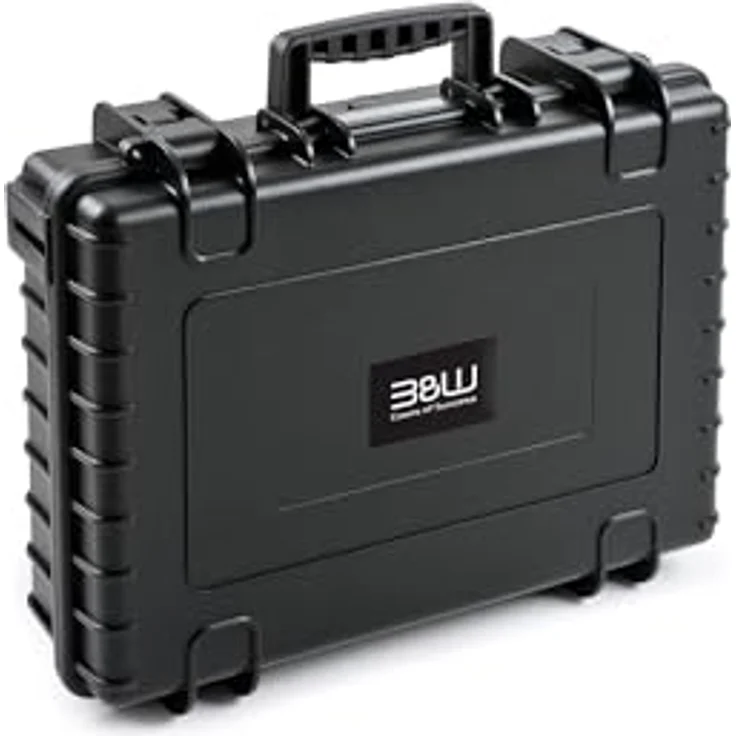 B&W International B&W Transportkoffer Outdoor Typ 6040 - Schwarz - mit Laptoptasche - wasserdicht nach IP67 Zertifizierung, staubdicht, bruchsicher und unverwüstlich – Bild 2