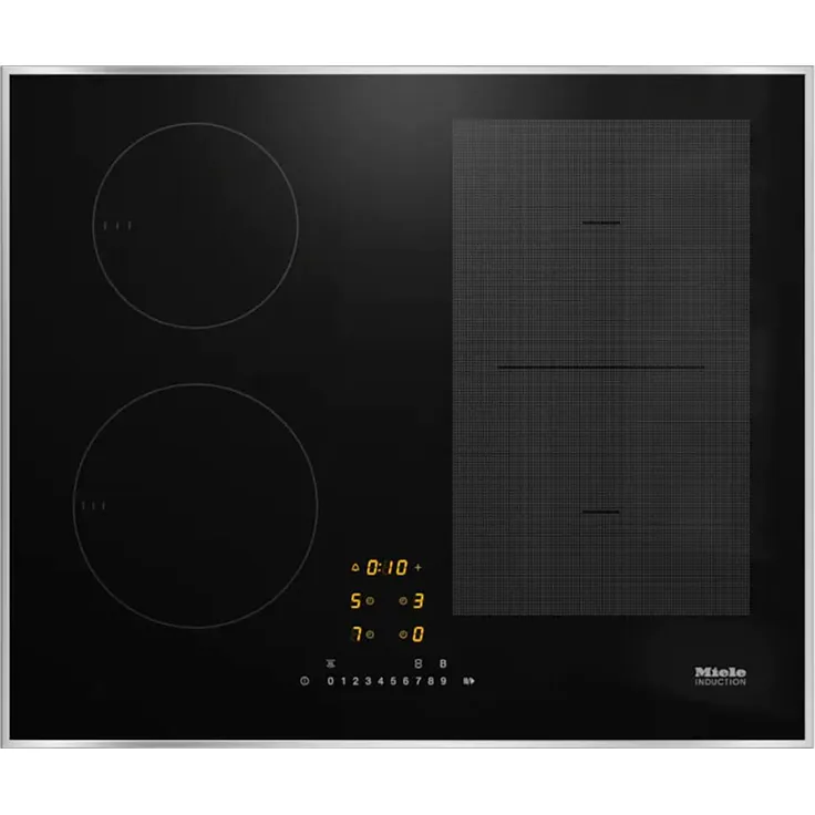 Miele Induktions-Kochfeld KM 7466 FR 125 Edition, Edelstahl, 4 Kochzonen, Sensorfelder