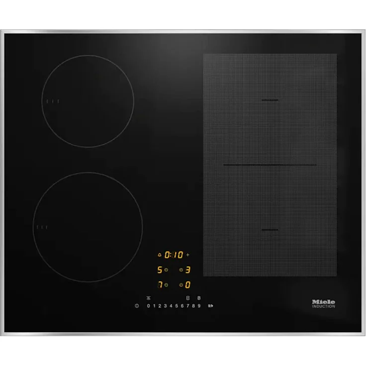 Miele Induktions-Kochfeld KM 7466 FR 125 Edition, Edelstahl, 4 Kochzonen, Sensorfelder