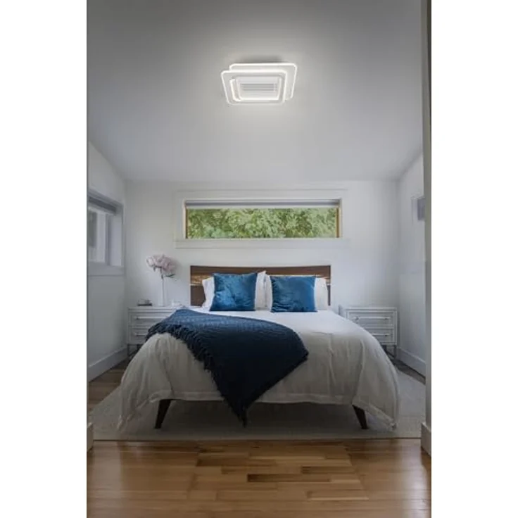 OSRAM Deckenlicht-Ventilator quadratisch, 55W, dimmbar, CCT, IP20, weiß für Innenräume – Bild 2