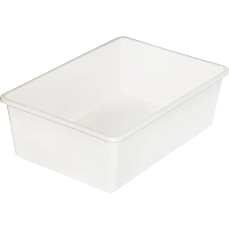 Rechberger Vorratsschale, Kunststoff weiß, 5,5 l, Höhe 100 mm, Länge 310 mm