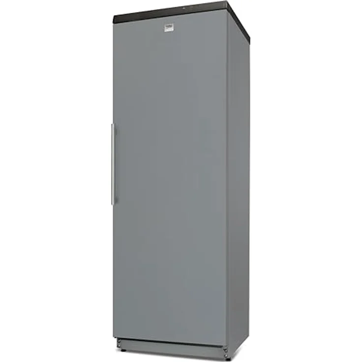 Beko ADN 350S BP Kühlschrank, 350 Liter Nutzinhalt, Stahlgrau, automatische Wasserverdampfung, LED-Innenbeleuchtung, wechselbarer Türanschlag – Bild 1