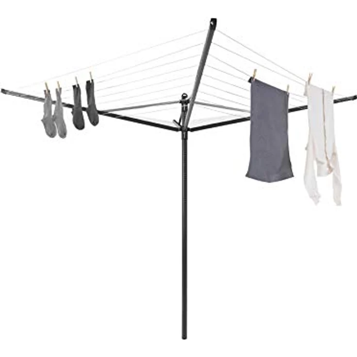 Brabantia Wäscheleine für den Außenbereich, anthrazit, 50 m – Bild 6