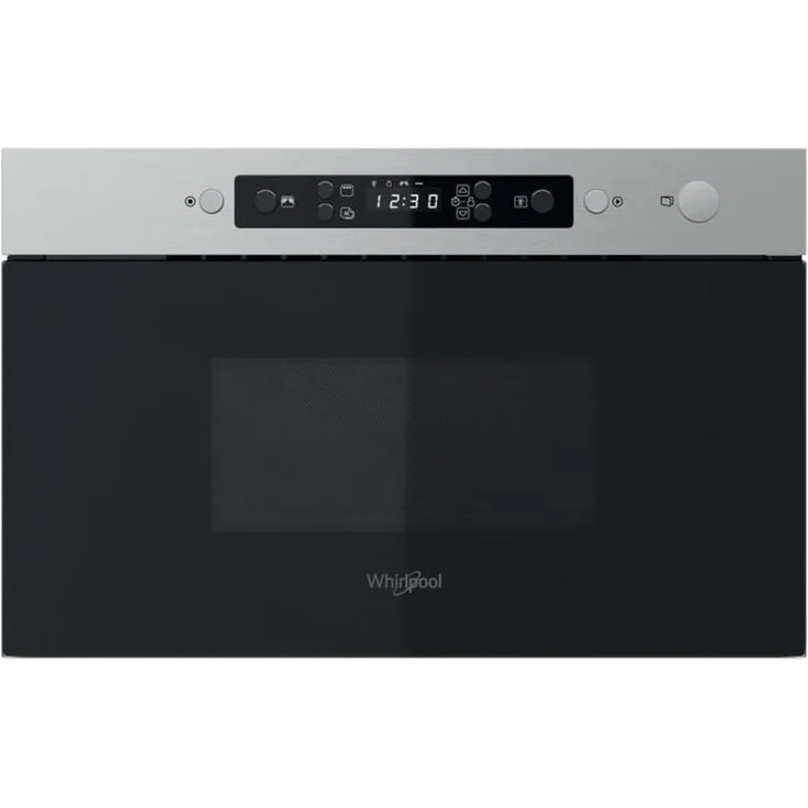 Whirlpool MBNA920X Einbau-Mikrowelle mit Grill, 22 l, 750 W, Edelstahl, Jet-Defrost-Funktion