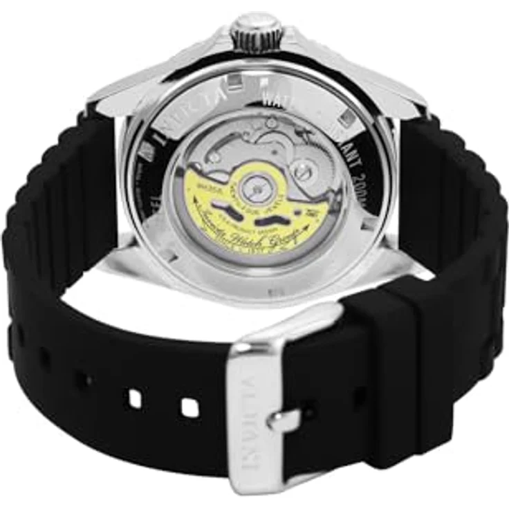 Invicta Pro Diver Automatikuhr, Herren Edelstahl Uhr mit schwarzem Ziffernblatt, 40mm, wasserdicht bis 200m – Bild 4