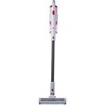 Dirt Devil 2-in-1 Akku Staubsauger - DD9006 - 260W - Hand- und Stielstaubsauger - Inklusive Kombibürste und Düse - Akkulaufzeit bis zu 40 minuten uten - 3 Einstellungen - Weiß/Rot