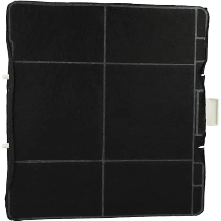vhbw Aktivkohlefilter kompatibel mit Viva Dunstabzugshaube, 23,3 x 21,5 x 2,2 cm, effektiv gegen Gerüche und Fettablagerungen – Bild 2