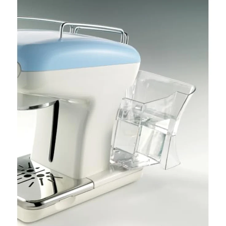 Ariete 1389 00M138915AR0 Siebträger-Espressomaschine Vintage mit Milchaufschäumdüse, 900 W, hellblau, Kunststoff – Bild 4
