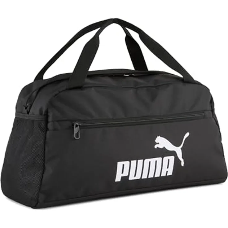 PUMA Sporttasche PUMA Phase 22L, kleine Sporttasche für Erwachsene mit geräumigem Hauptfach und verstellbarem Schulterriemen, Schwarz