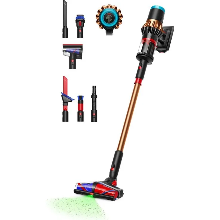 Dyson V16 Piston Animal, Kabelloser Staubsauger mit 315 AW Saugkraft, 70 Minuten Laufzeit, Reinigungsset