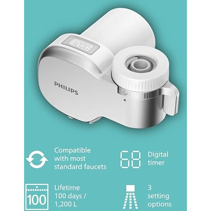 Philips Wasserfilter AWP3756P1/10, Wasserfilter aus PVC, Weiss – Bild 2