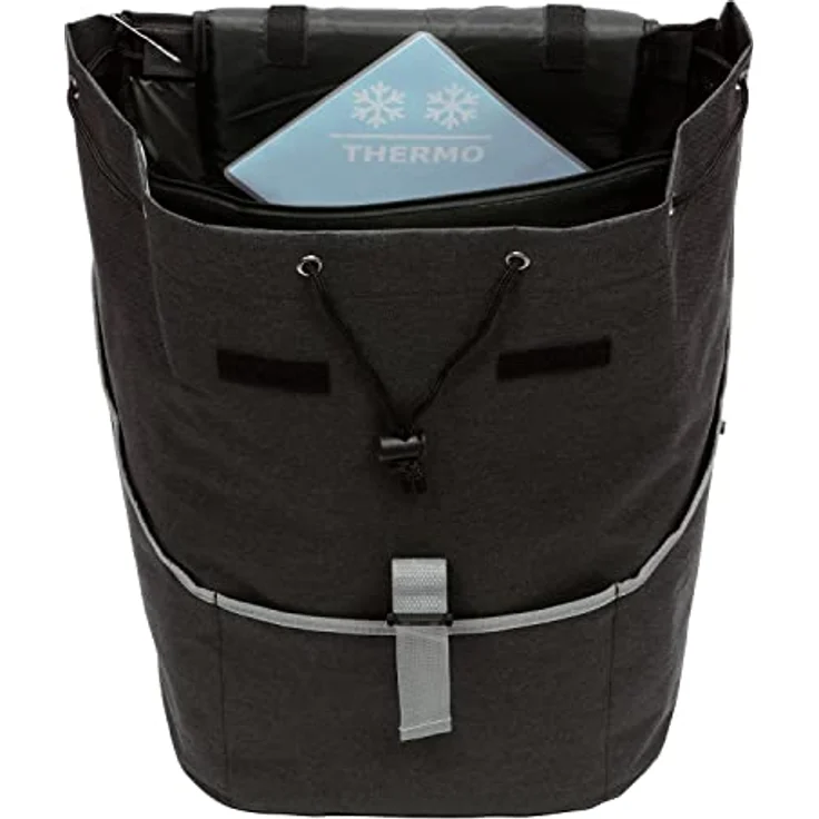 Andersen Shopper Unus Alu höhenverstellbar mit Kugellagerrad Ø 17 cm und 36 Liter Tasche Mikkel mit Kühlfach schwarz – Bild 3