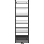 Emke Elektrischer Badheizkörper, Anthrazit 75x60cm 337W, modernes Design, Heizkörper, Grau