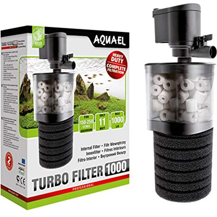 Aquael Filter Turbo 1000 N Schwarz