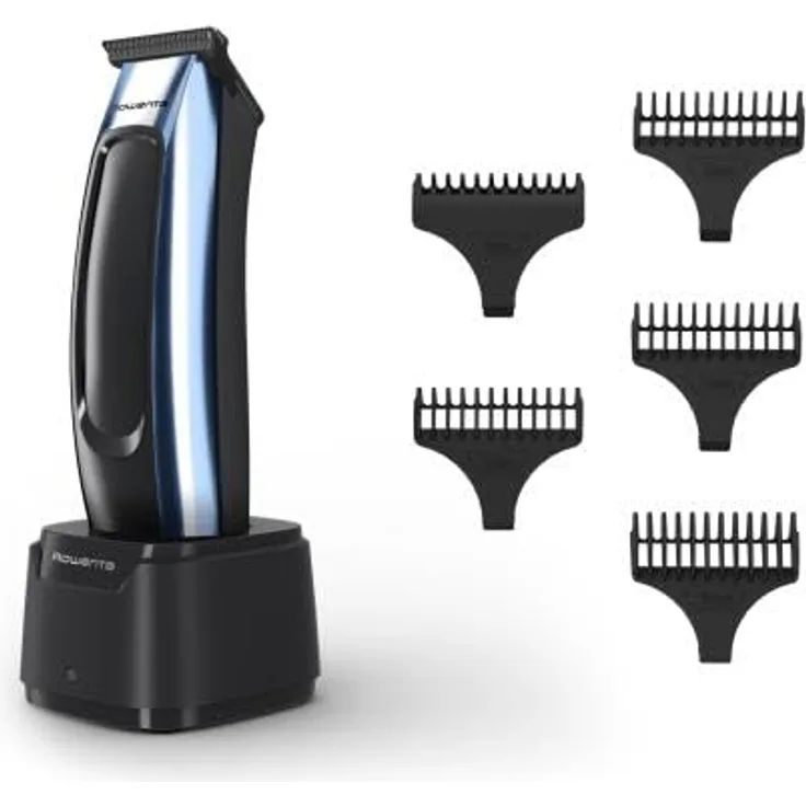 ROWENTA Aparador de Cabelo e Barba TN1851E0, Haarschneider mit hochpräziser T-Klinge und 90 Minuten Akku-Laufzeit