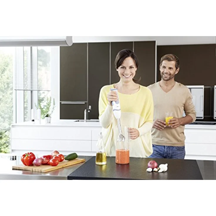 Braun MultiQuick 5 Vario MQ 5007 Puree Stabmixer, 750 W, Kartoffel- und Gemüsestampfer, Edelstahl-Schneebesen, EasyClick System, PowerBell Technologie – Bild 5