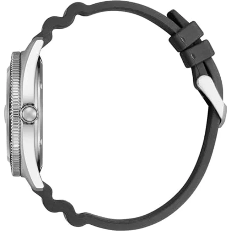 Citizen Eco-Drive Marine Sports Solar Herrenarmbanduhr, Quarzwerk mit Kalenderfunktion, Schwarz/Silber – Bild 2