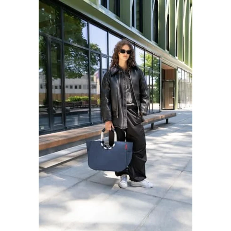 reisenthel Loopshopper L, Shopper Tasche 46 cm, grau, 100% PET, 46 x 25 x 34.5 cm – Bild 3