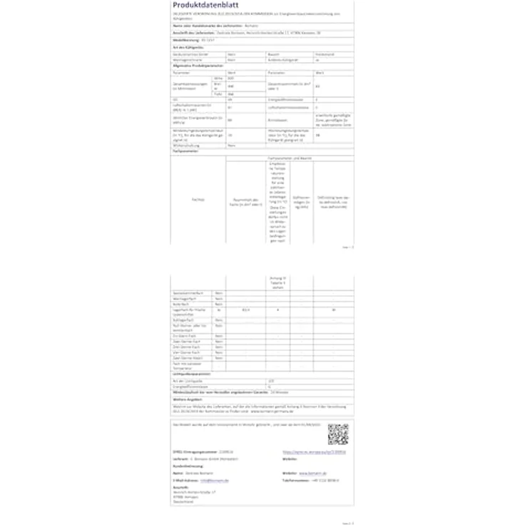 Bomann® KS 7257, kleiner Kühlschrank mit Gefrierfach, 83L, Temperaturbereich 0°C bis +8°C, 2 Glasablagen, 3 Türablagen, weiß – Bild 8