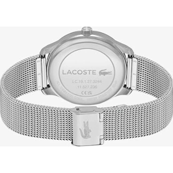 LACOSTE Klassische Uhr 2011374, Armbanduhr mit Edelstahlgehäuse, Schwarz – Bild 3