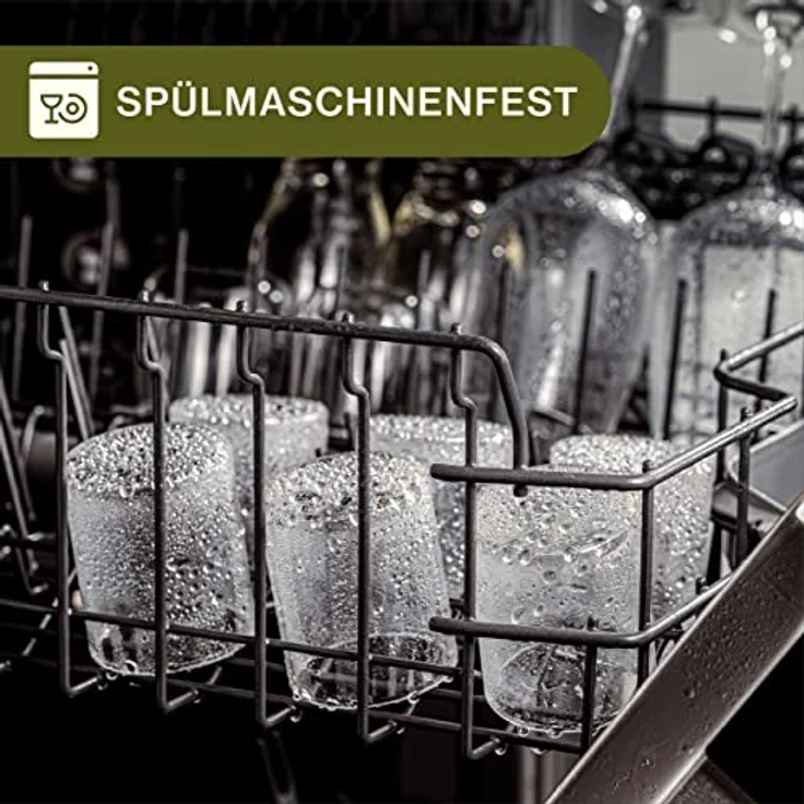 Niboline Gewürzbehälter 10er Set 120ml - Luftdicht - Spülmaschinenfest - Transparente Gewürzgläser für Gewürze und Kräuter – Bild 8