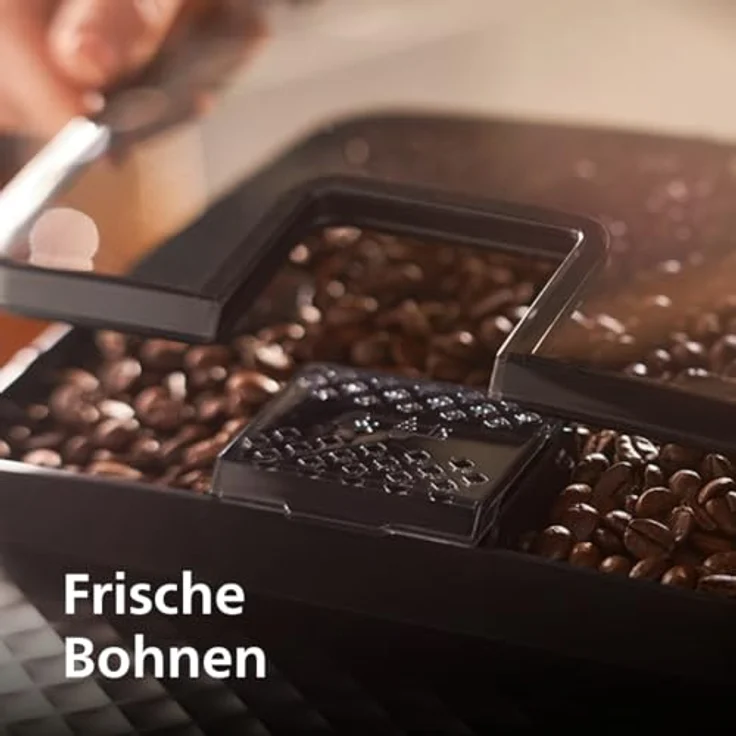Philips 2200 Serie EP2220-10 Kaffeevollautomat, 2 Kaffeespezialitäten, Schwarz-Schwarz-gebürstet – Bild 6