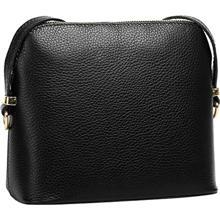 Cluty Umhängetasche, echt Leder, Made in Italy, goldene Details, quadratische Form – Bild 3