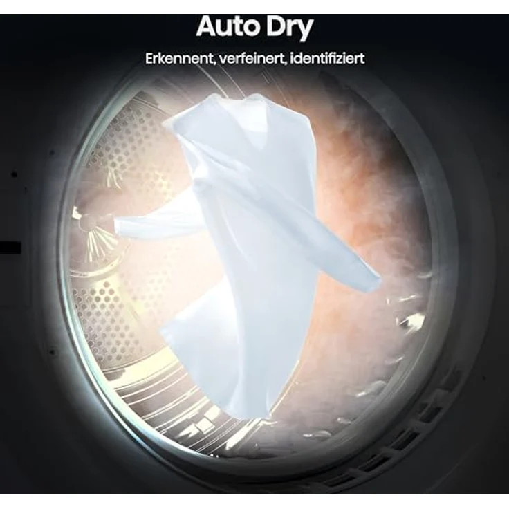 Hisense DHQE800BW2 Kondensationswäschetrockner, 8 kg Fassungsvermögen, Energieeffizienzklasse D, Hygiene- und Fein-Programme, Tür-Anschlag rechts – Bild 13