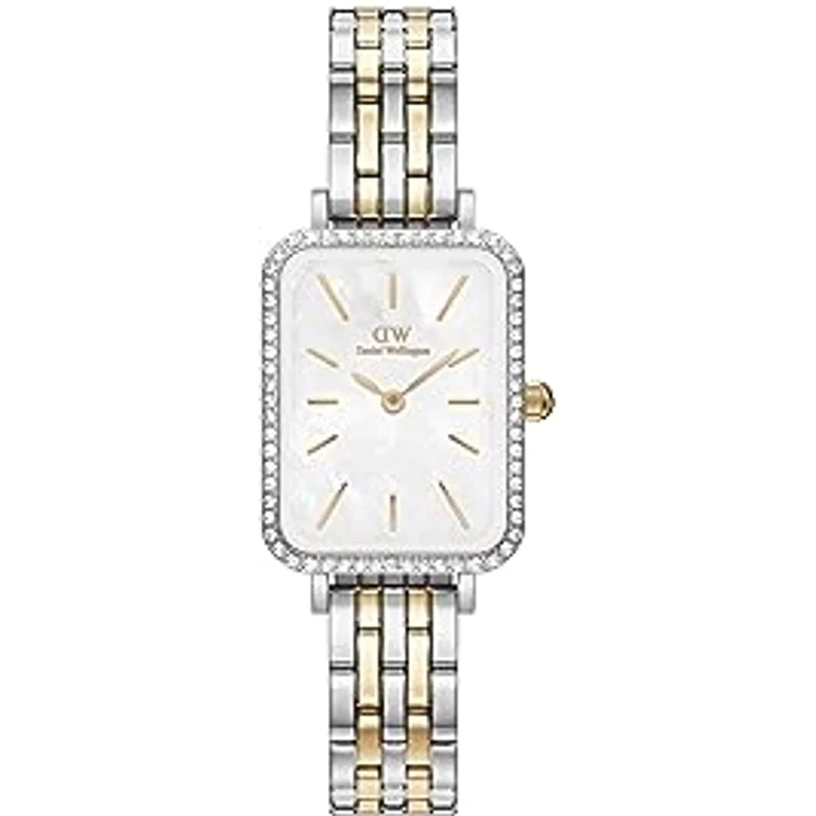 Daniel Wellington Quadro Uhr One Size Double Plated Stainless Steel (316L) Silver, Japanese Quartz Movement – Bild 1