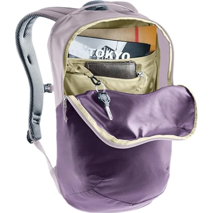 Deuter Yort 15, Tagesrucksack mit Airstripes-Rückensystem, pink-lila, 15 Liter Volumen – Bild 3