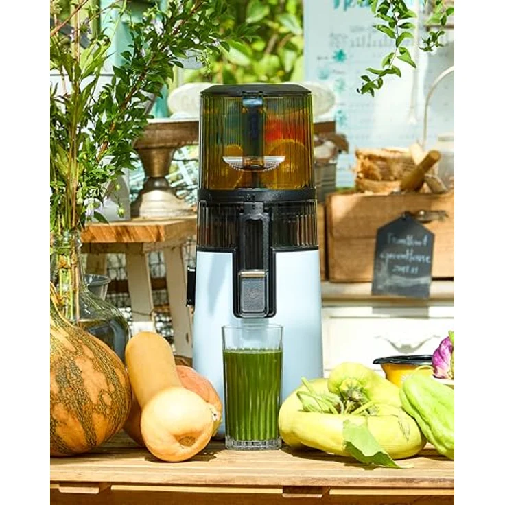 Hurom H-70FT Entsafter, Slow Juicer, 150 W, weiß – Bild 3