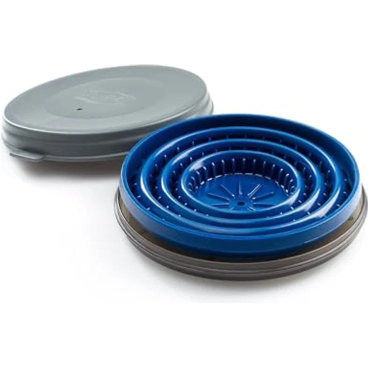 GSI OUTDOORS faltbare Kaffeefiltermaschine Größe 4, wiederverwendbar, blau für Outdoor & Camping – Bild 4