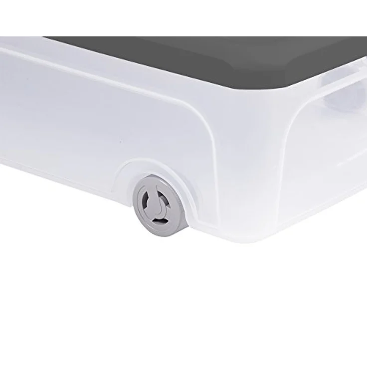 Ondis24 Unterbettbox Rollerbox Aufbewahrungsbox 35 W (3 Stück, Grau) – Bild 4