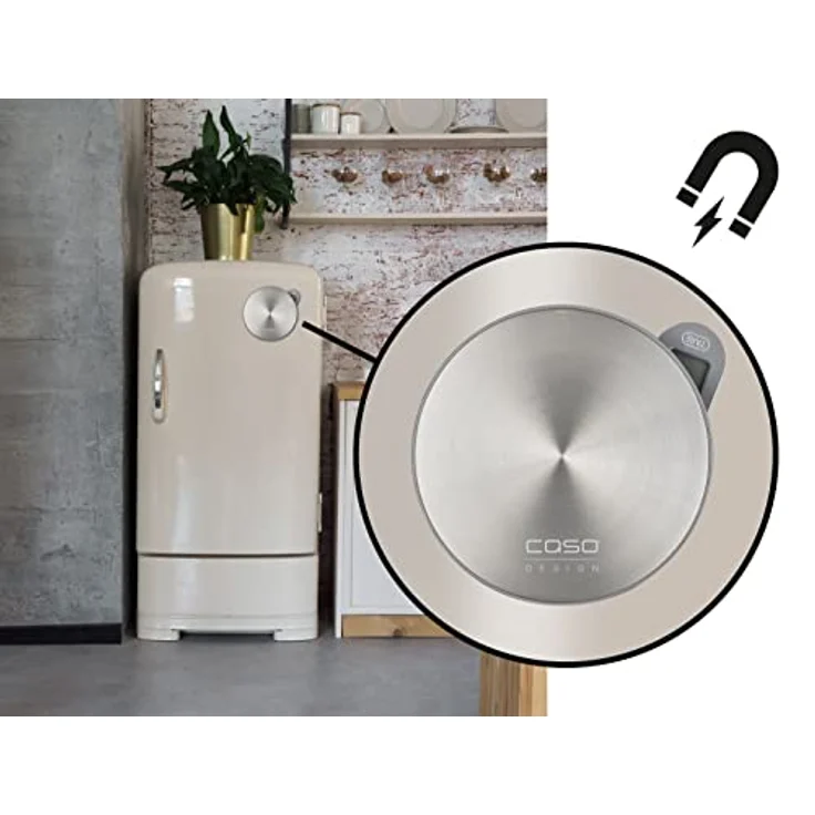 Caso Kitchen EcoMate 3268 Küchenwaage, 5 kg Tragkraft, 1 g Eintelung, LCD-Display, TARA-Funktion, edelstahl – Bild 5