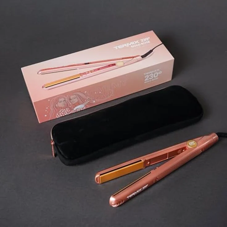 Termix Haarglätter 230° Keramik Gold Rose Edition Professional Friseur Haarglätter – Bild 2