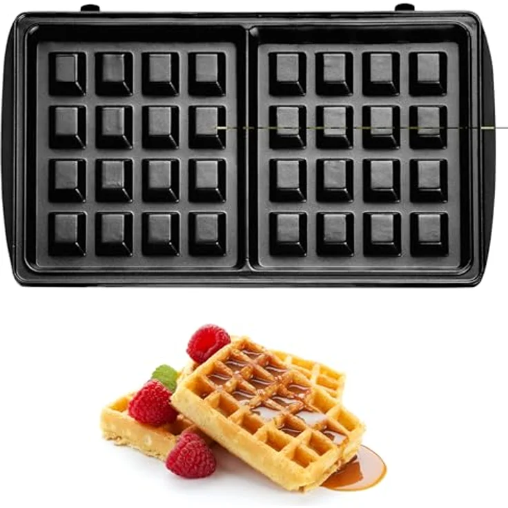 Hyundai 3-in-1-Sandwichmaker SM627, 700 W, austauschbare Sandwich/Waffel/Panini Platten, Lichtsignalisierung, Überhitzungsschutz – Bild 7