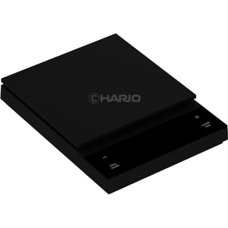 HARIO Polaris Kaffeewaage CST-2000-B, schwarze Küchenwaage mit präziser Wassermengenberechnung für individuelle Kaffee-Rezepte, max. 2000 g