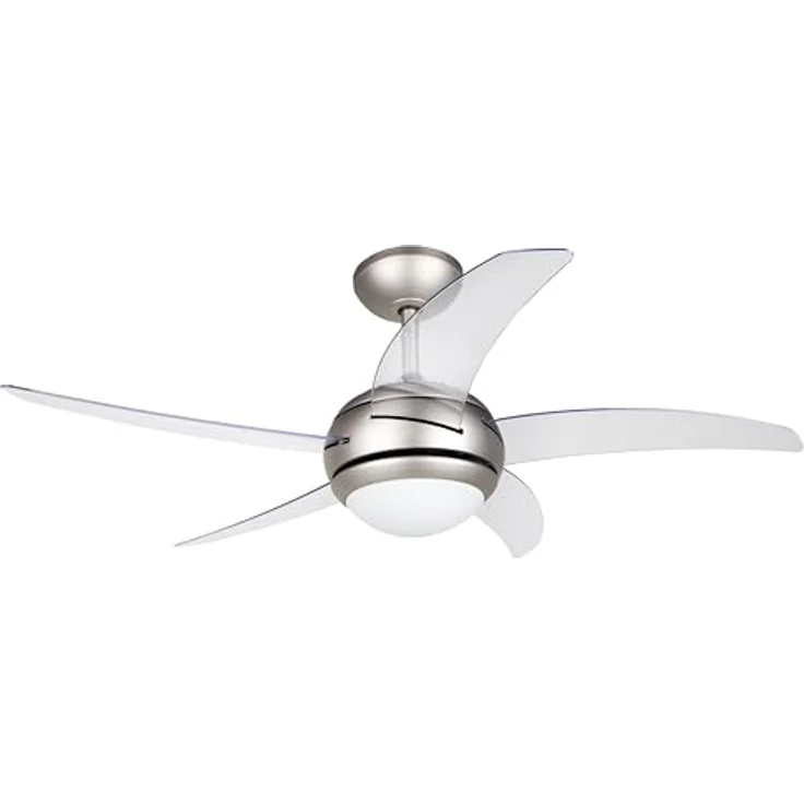 Orbegozo CP 54132 – Deckenventilator, Durchmesser 120 cm, 55 W, 3 Geschwindigkeiten, Fernbedienung, 5 transparente Flügel – Bild 2
