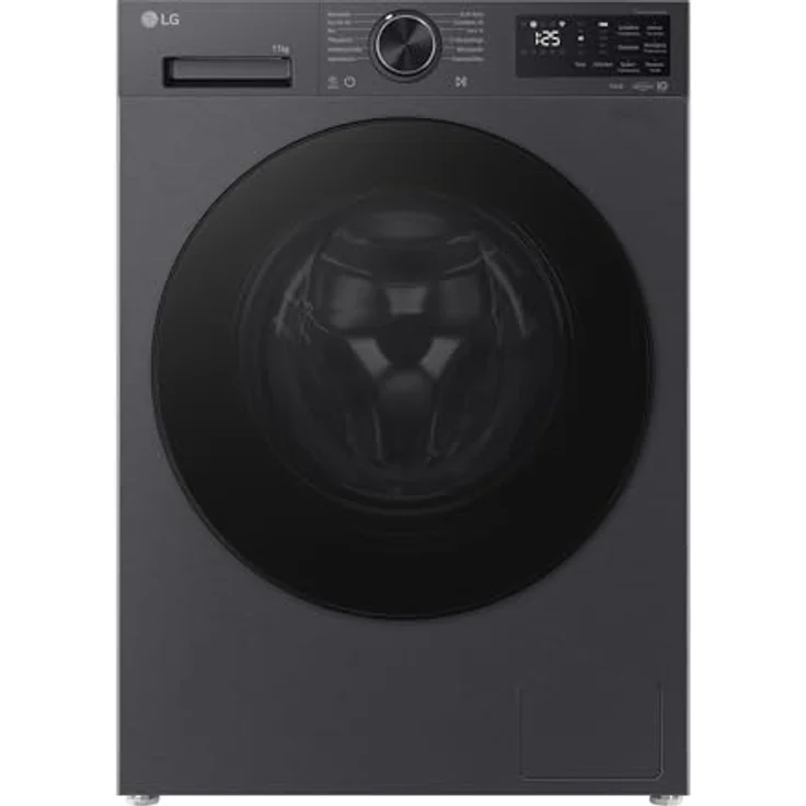 LG F4WX701YB Waschmaschine 11 kg Schwarz, Schaumerkennung, smarte Bedienung, 12 Programme, WLAN-fähig – Bild 2