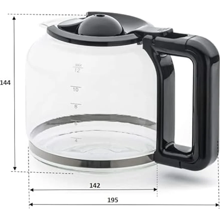 Senya Kaffeekanne aus Glas für Ihre Kaffeemaschine SYBF-CM019 – Bild 3