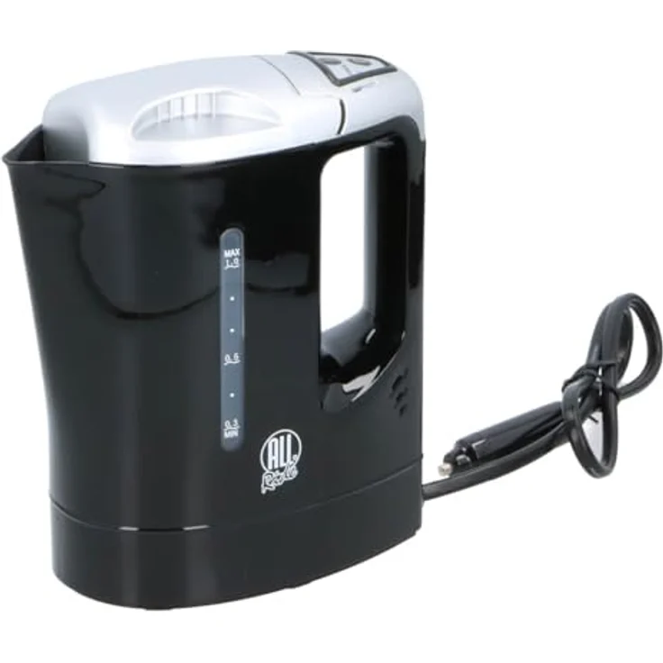 All Ride Reise-Wasserkocher 1L, 24V, 300W, schwarz – Bild 2