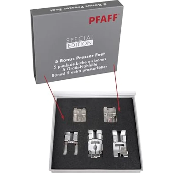 PFAFF Nähmaschine expression 710 Special Edition, 248 Programme, Farb-Touchscreen, integriertes IDT™ System, automatischer Fadenabschneider – Bild 6