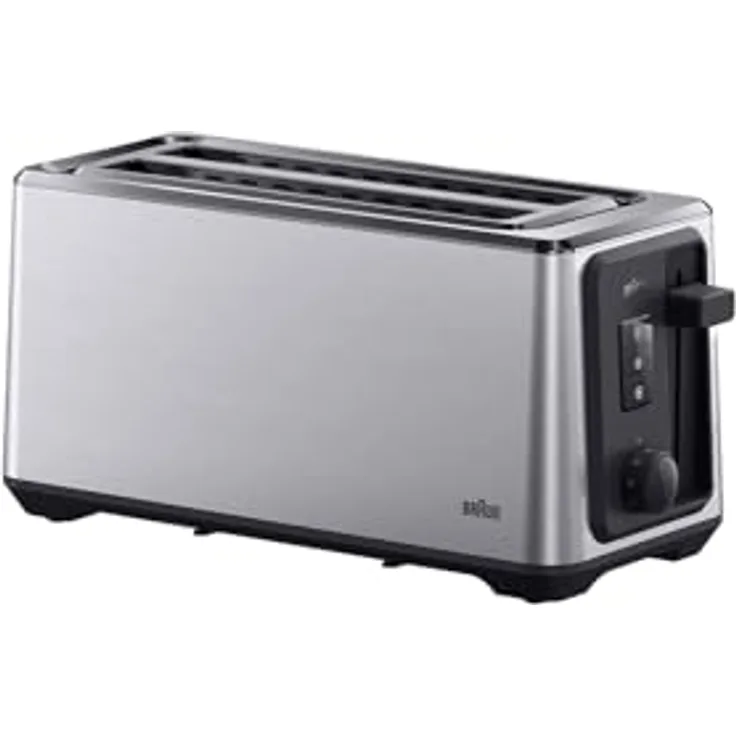 Braun HT 5220 BK, Toaster mit mehreren Bräunungsstufen, schwarz
