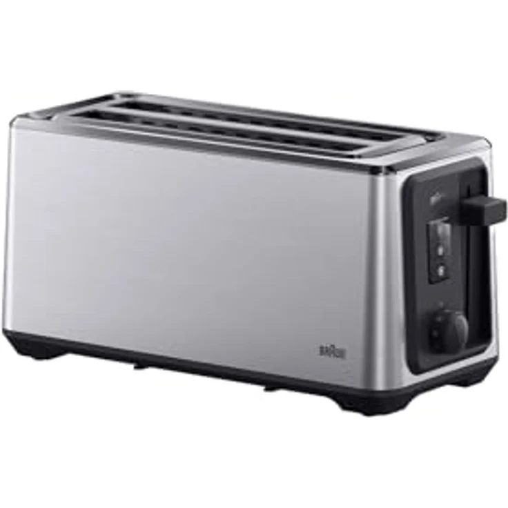 Braun HT 5220 BK, Toaster mit mehreren Bräunungsstufen, schwarz – Bild 1