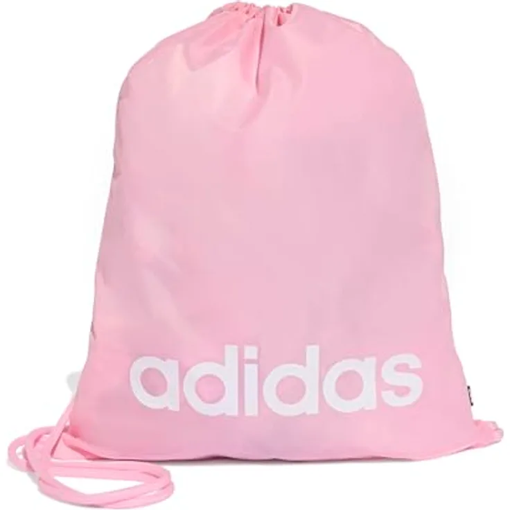 adidas Performance LINEAR GYMSACK, leichter Umhängetasche mit Kordelzugverschluss, aus 50% recycelten Materialien