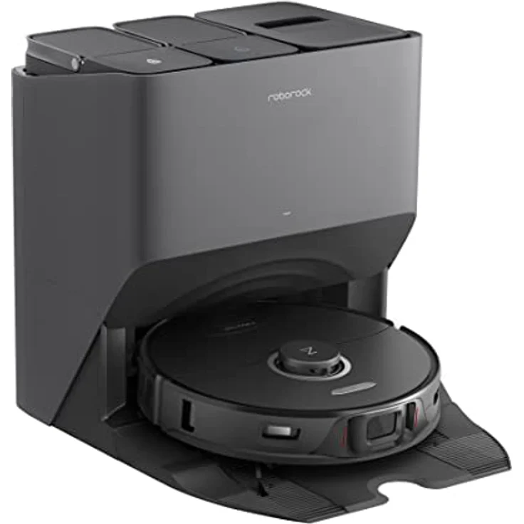roborock S8 Pro Ultra Saug- & Wischroboter mit All-in-One Station (Saugleistung 6000Pa, 180min Akkulaufzeit, 350ml Staub-/ 200ml Wassertank, Ultraschall-Wischfunktion, App-/Sprachsteuerung) – Bild 1