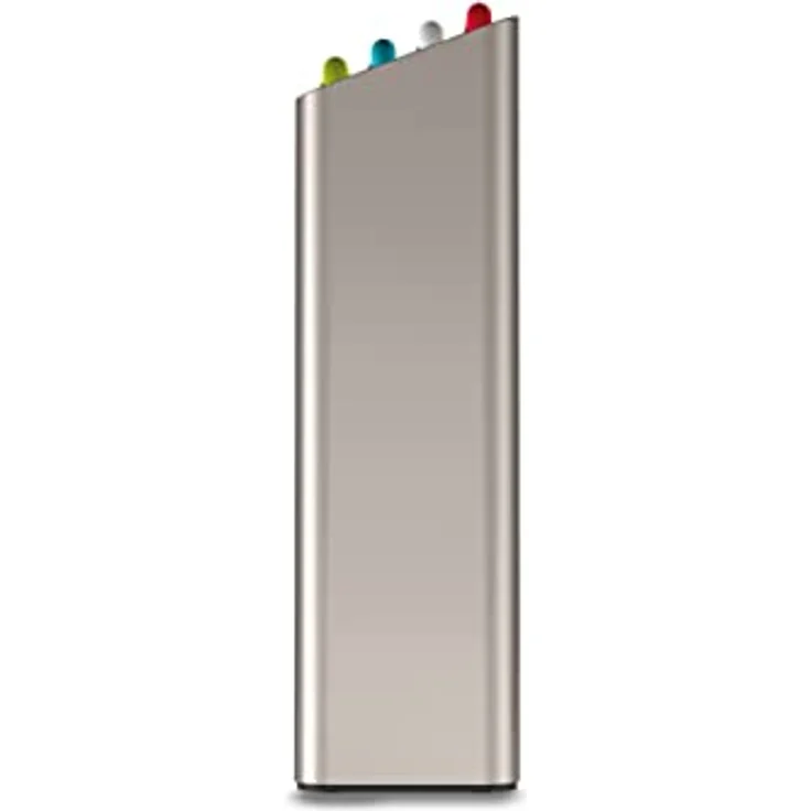 Joseph Joseph Folio Icon - 4-teiliges rutschfestes, farbcodiertes Schneidebrett-Set mit Aufbewahrungsbox, Mittelgroß - Multicolor – Bild 2